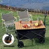 Bollerwagen Faltbar, Für Camping Einkaufen, Belastbar Bis Produktbild-Vorschau 6