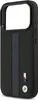 A black phone case with a blue perforated stripe and BMW M logo. Anteprima dell’immagine prodotto