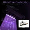 A close-up marketing image showing a UV light emitting from a vacuum cleaner head, with text overlays highlighting its features. Náhľad obrázku produktu