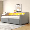 Merax čalouněná postel denní rozkládací 90/180x200cm s Náhled obrázku produktu 2