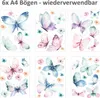 Fensterbilder Schmetterlinge selbstklebend - Statisch Produktbild-Vorschau 3