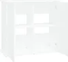 vidaXL Akvarijní stojan bílý 81x36x73 cm Dřevěný materiál Náhled obrázku produktu 6