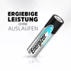 A single Energizer AAA battery is shown against a white and gray background with text. Voir les images du produit