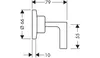 Abstellventil AXOR CITTERIO DN 15/DN 20 UP m HGri pol. Produktbild-Vorschau 2