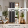tinycurtains Türvorhang 195x150cm mit Teleskopstange Produktbild-Vorschau 9