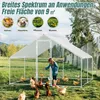 Jayseuw pollaio 3x3x2m Pollaio Piccola casa per animali Anteprima dell’immagine prodotto 6