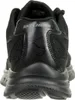 The back view of a black Skechers shoe. Produktbild-Vorschau