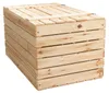 Grosse Holztruhe 80er Natur mit Deckel  80x50x39cm Produktbild-Vorschau 3