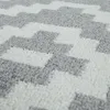 Wohnzimmer Teppich, Rauten Muster in Pastell Farben, Produktbild-Vorschau 3