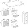 RODAN | Meuble sous lavabo - Marron - 140 cm - 4 Tiroirs Voir les images du produit 5