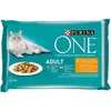 PURINA ONE Adult Katzenfutter nass zarte Stückchen in Sauce Produktbild-Vorschau 2