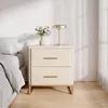INONEFT Nachttisch 2er Set, Nachtschrank mit 2 Schubladen, Produktbild-Vorschau 1