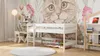 Hochbett 140x70 Kinderbett mit Rausfallschutz & Lattenrost Produktbild-Vorschau 4
