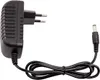 A black power adapter with a European plug and a DC barrel connector. Produktbild-Vorschau