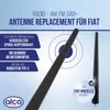 alca® Dachantenne passend für FIAT Oval Universal 20 cm Kfz Produktbild-Vorschau 2
