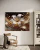 Leinwandbild Gold Lilienblüte 100x70 Feeby Gold bild für Produktbild-Vorschau 2