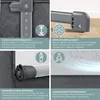 Collage of images showing features of a baby crib. Produktbild-Vorschau