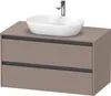 Duravit Ketho.2 Wastafelonderkast 100x55x56,8 cm Mat Basalt Produktbild-Vorschau 1