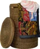 Wäschekorb Wäschebox mit Deckel aus 100% Ata, Rattan Palme, Produktbild-Vorschau 2
