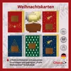 5 Weihnachtskarten mit geprägter „Frohe Weihnachten“ Produktbild-Vorschau 2