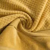 Ręcznik Jessi 30x50 musztardowy 500g/m2 z wytłaczaną Podgląd zdjęcia produktu 2