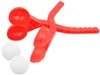 Schneeballee rote Schneeballmaschine Maschene Schneebälle Produktbild-Vorschau 3