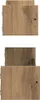 vidaXL Wandregal 2 pcs Artisan-Eiche 60 x 16 x 14 cm Produktbild-Vorschau 6