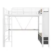 Łóżko loftowe Sweiko, 90 x 200 cm, żelazna rama Z biurkiem, Podgląd zdjęcia produktu 12