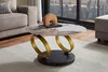 riess-ambiente Couchtisch DANCING RINGS weiß braun gold Produktbild-Vorschau 4