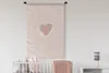 MuchoWow® Wandteppich Wandbehang Sommer - Herz - Rosa Produktbild-Vorschau 2