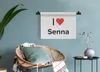MuchoWow® Wandteppich Wandbehang Ich liebe - Senna - Produktbild-Vorschau 5