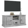 vidaXL Meuble TV Gris béton 100x35.5x45 cm Bois Voir les images du produit 4