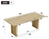 Mesa rectangular extensible para comedor, con tablero Vista previa de la imagen del producto 4
