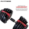 PH Fitness Zestaw hantli regulowanych 24 kg - 2 SZTUKI - Podgląd zdjęcia produktu 2