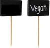 PAPSTAR Fingerfood-Picker 8,5 cm, schwarz, ideal für Produktbild-Vorschau 1
