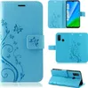 Handytasche für Huawei P Smart 2020 Blumen Flip Cover Produktbild-Vorschau 1