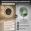 ZMH Rund Schminkspiegel mit Beleuchtung Hollywood Spiegel Produktbild-Vorschau 7