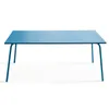 Gartentisch und 6 Metallstühle Blau - Oviala Palavas Produktbild-Vorschau 3