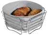 KESPER Brot- und Obstkorb Metall/Textil 21x21x11cm grau  Voir les images du produit 5