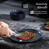 Homikit Set di stoviglie in gres da 18 pezzi Universe Blue, Anteprima dell’immagine prodotto 4