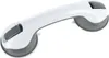 A white and gray suction cup grab bar for a bathroom. Náhled obrázku produktu