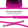 Handyhülle Pink mit Handykette für Iphone16 pro max Silikon Produktbild-Vorschau 2