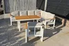 Gartenlounge Cube Essgruppe Weiß Ecksofa verstellbar Produktbild-Vorschau 7