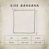 Bandana Tuch - Kariert - Ornamente - blau-weiß - Produktbild-Vorschau 3