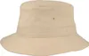 Einfarbiger knautschbarer Fischerhut mit UV 50+ aus Baumwolle von Hut-Breiter in beige