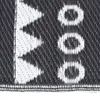 Design Outdoor-Teppich Schwarz 120x180 cm PP, Produktbild-Vorschau 3