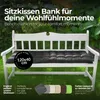 Bank Sitzkissen Stuhlkissen Indoor & Outdoor 1er Set 120x40 Produktbild-Vorschau 2
