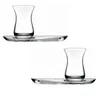 Pasabahce 4er set 2x Teeglas + 2x UntertasseTeeglas 125ml Produktbild-Vorschau 5