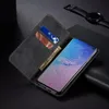Galaxy S10 Hülle, LaimTop Denim Leder Brieftasche Produktbild-Vorschau 5