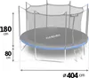 Neo-Sport Gartentrampolin (404 cm) mit Innennetz und Leiter Produktbild-Vorschau 4